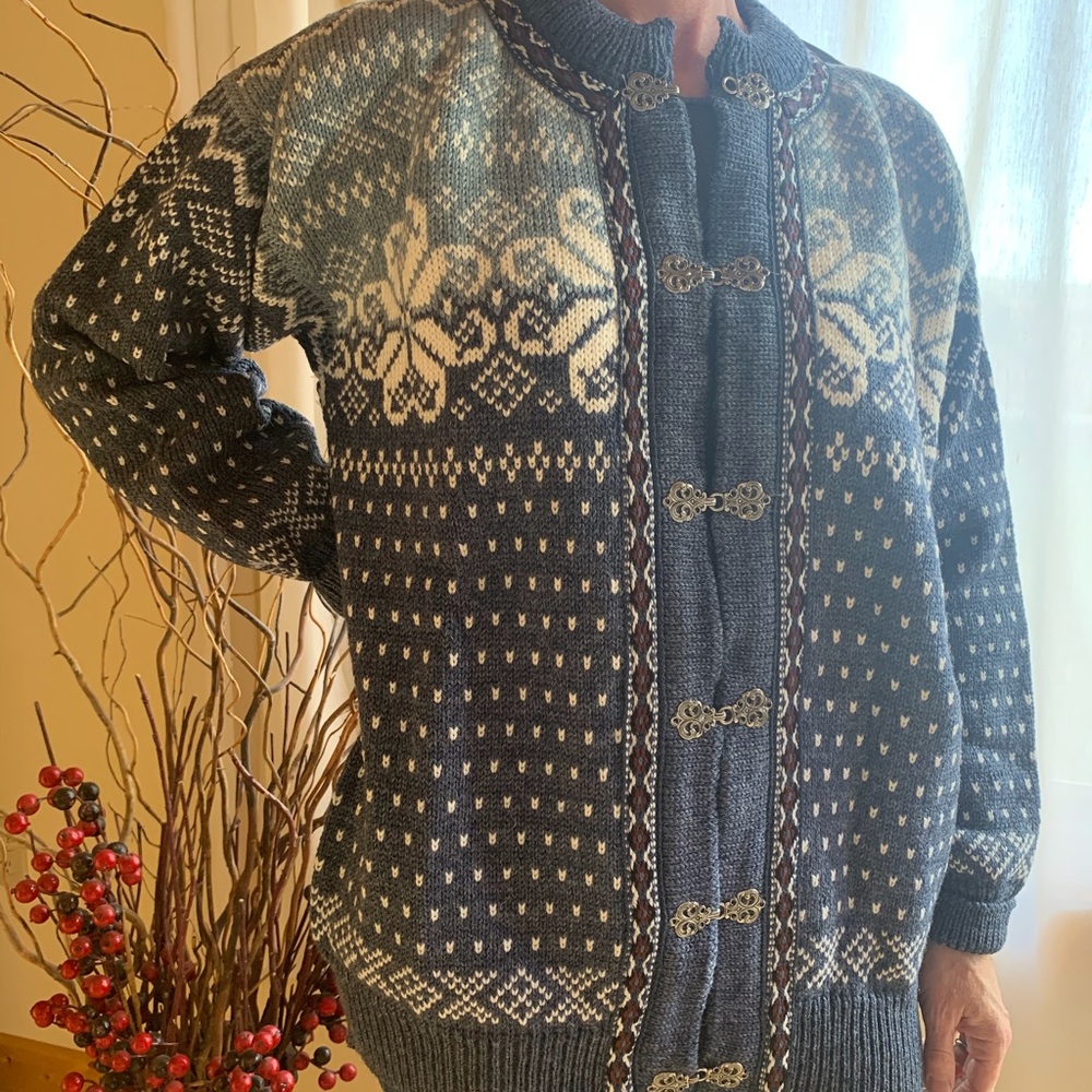 Dale of Norway Fair Isle Cardigan Sweater